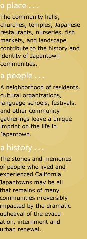 What is a Japantown? A place, a people, a history...